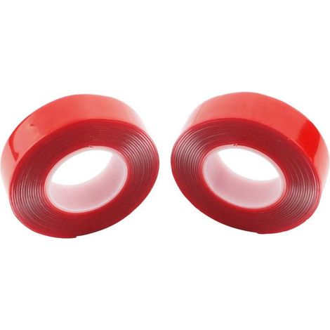 2 Pcs Ruban Adhésif Double Face, Ultra Forte Ruban Autocollant, Automobile Imperméable Adhésif, Double Face Colle Transparent Ruban Mousse Pour Verre/Métal/Plastiques, 20mm3m (1/5)