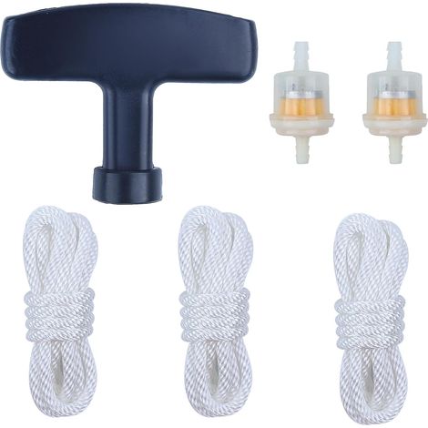 Corde de lanceur GX160 pour Honda GX200 GX240 GX270 GX340 GX390, compatible avec générateurs Champion 2500 3500 4000w, pièces avec 4mm 5/32in avec poignée (1/5)