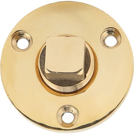 Kit de bouchon de vidange marin, trou de montage de 25 mm (1 pouce), finition bronze poli miroir, pour viviers, glacières et yachts. (1/5)