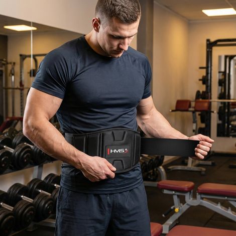 Cintura da allenamento xxl nera - supporto fitness durevole (1/5)