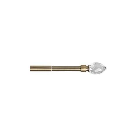 6 x BASTONE METALLO D 20/19 120/210CM PINE ORO ANTICO