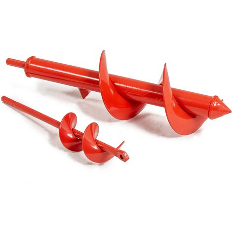 Wolf Set of 2 Soil Drills, Fits Standard Drills, Heavy Duty Steel