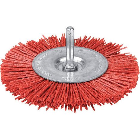 Brosse Circulaire Nylon Rouge Nettoyage Doux Et Efficace - Scid