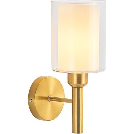 Applique murale LED créative moderne couleur cuivre Simple intérieur salon escalier mur allée applique murale (1/4)