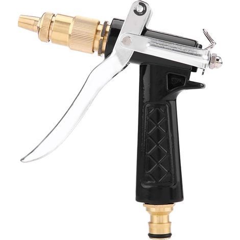 High-Pressure Car Wash, Garden Cleaning, Watering Gun, Brass + Aluminum + Steel Sprayer (1/5)