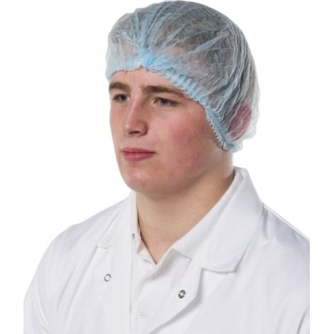 Charlotte cheveux Jetable Vert en Polypropylène, taille Unique, pour  pour Industrie alimentaire ( Prix pour Paquet de 100 )