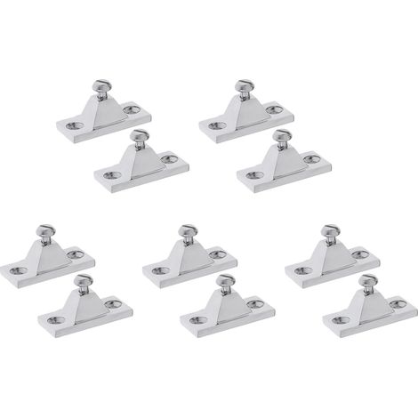 Quincaillerie pour Bimini de Bateau à Charnière de Pont Marine, 10 Pièces (1/5)