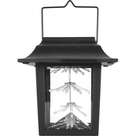 Lampe suspendue d'extérieur à LED alimentée à énergie solaire pour jardin, terrasse et aménagement paysager (1/5)