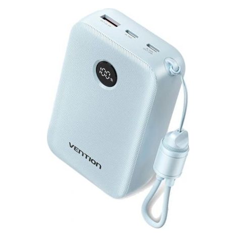 Vention batería Powerbank FKBL0-C 20000mAh 22.5W Azul USB-C USB-A diseño seguro