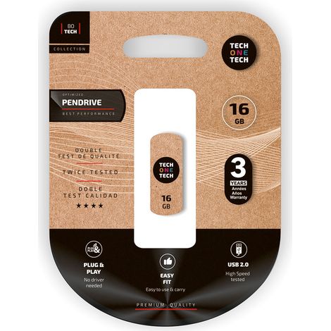 Memoria usb pro smart cliptech pendrive 16 gb tipo a