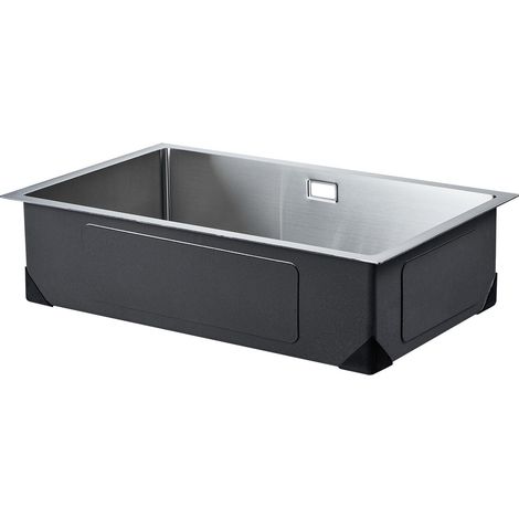 Évier de cuisine 70 cm, inox 304, à poser, simple bac, avec accessoires, pour camping-car, cuisine, buanderie, bar. (1/5)