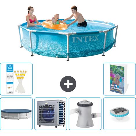Intex Piscina con struttura Rotonda - 305x76 cm - 7-pezzi  S106 (1/5)