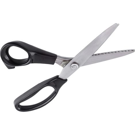Ciseaux de couture crantés décoratifs ronds/triangulaires pour tissu 3 5 7mm (1/5)