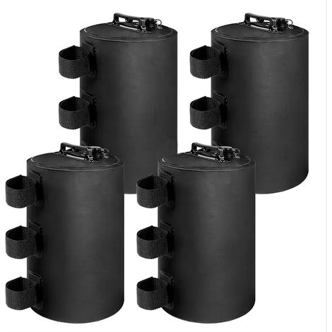 Lot de 4 sacs de lestage pour tente d'auvent 10 L Portable Coupe vent Poids fixes Pour tente (1/5)