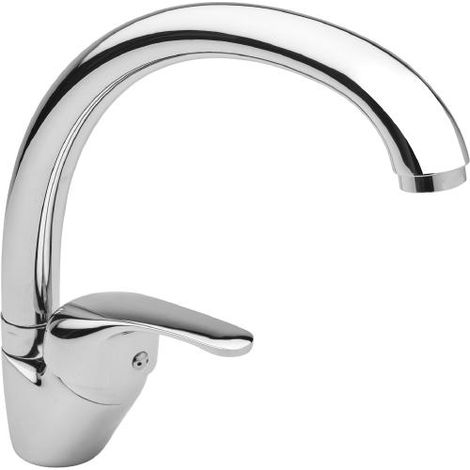 MISCELATORE LAVELLO CUCINA CIGNO MAURER "AURORA" Ø40MM