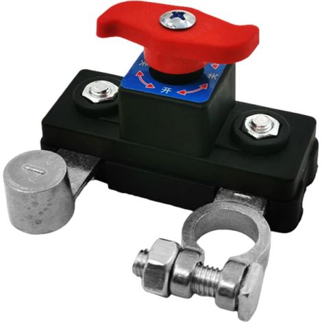 Coupe Circuit Batterie, Interrupteur À Lame Disjoncteur De Batterie, Contrôle De Déconnexion De Batteries De Voiture, Disjoncteur Batteries 12V 24V (1/5)