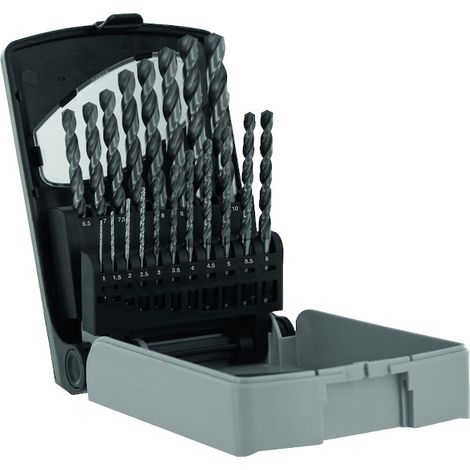Coffret de 19 forets métaux E TBX HSSE5% cobalt revêtus blade 4 faces par 1/2 11456170015 - TIVOLY