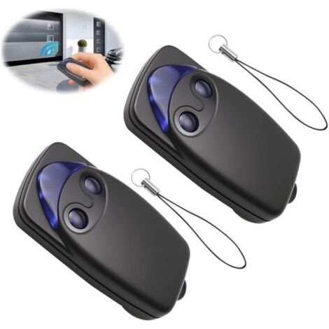 Green Mobility-Télécommande de porte de garage électrique Flo2r-s 433,92 MHz à 2 boutons (lot de 3), compatible avec les télécommandes de porte de garage DEBUNS. (1/4)