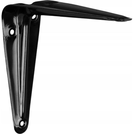 Support d'étagère de table robuste, équerre, 200 x 150 mm, acier de 1,1 mm d'épaisseur (1/5)