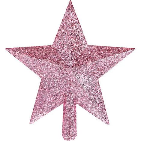 Étoile Pour Sommet De Sapin De Noël - Étoile À Paillettes 15 Cm - Décoration Festive Pour Arbre De Noël - 1 Pièce (1/4)