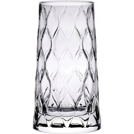 Juego de vasos altos estriados Ecarla de 475 ml SZK184ZESTAW3 (1/5)