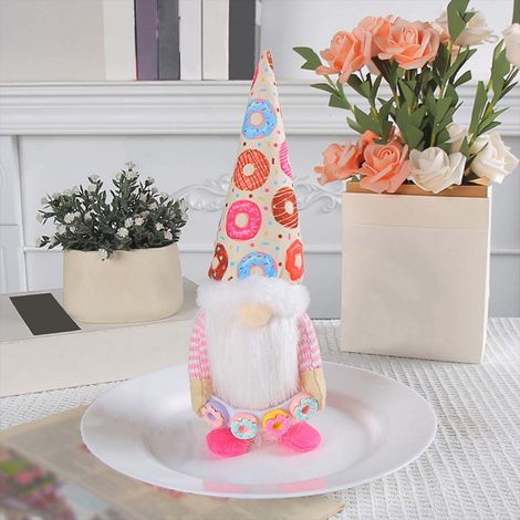 Figurine Donut - Décoration Intérieure - Ornement Bureau Salon Chambre - Cadeau Anniversaire - 1 Pièce (1/5)