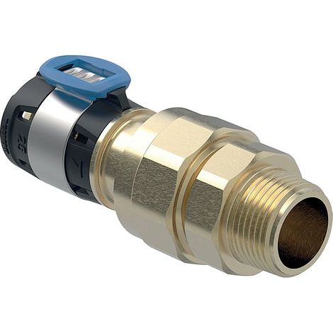 Geberit FlowFit Übergangsverschraubung 620581001 DN 15, Ø 20 mm, R 1/2, G 3/4, 9,3 cm (1/5)