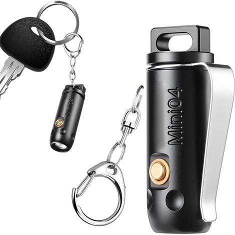 Torche légère lumineuse avec clip à chapeau - Portable imperméable à 4 modes lumineux pour le camping Randonnée Courir Réparation Activités de plein air (1/4)