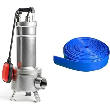 Pompe immergée DAB FEKA VS 550 M-A – Tuyau de refoulement 25m – Acier inoxydable – Démarrage automatique à 39cm – Aspiration jusqu'à 8cm
