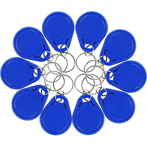 Lot de 10 jetons RFID NFC 13,56 MHz ISO14443A M1 Bleu (1/5)