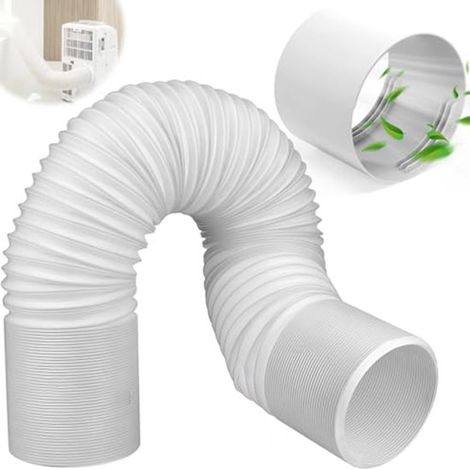 Tubo di scarico per condizionatore, prolunga flessibile di ventilazione per condizionatore/asciugatrice portatile, diametro 15 cm x lunghezza 200 cm (1/5)