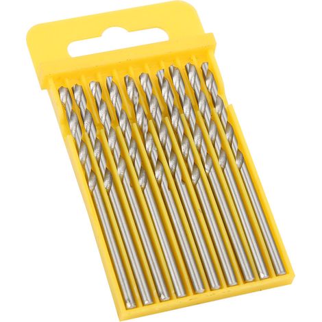 Foret Hss - 2 5 mm À 10 mm - 10 Pièces Par Boîte - 10 Boîtes - Pour Perceuse À Main Ou Électrique - Tige Droite (1/5)