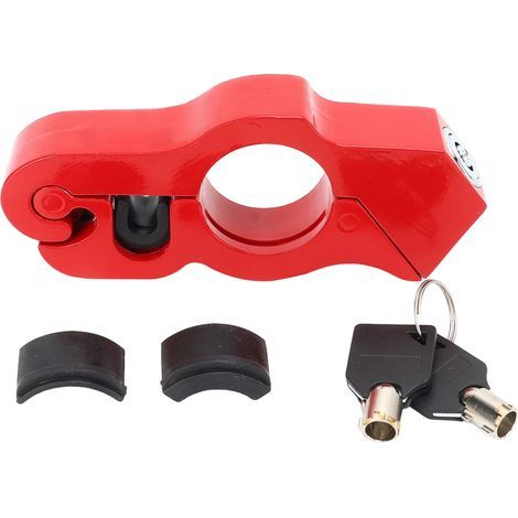 Antivol de guidon moto en alliage d'aluminium, antivol anti-effraction, résistant aux intempéries, pour scooters et quads (1/5)