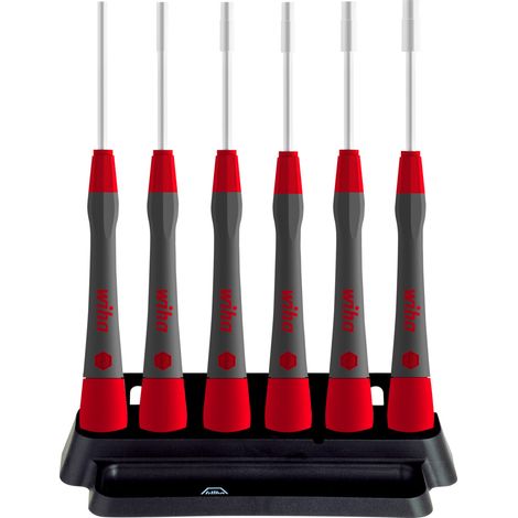 Wiha Set di giravite di precisione PicoFinish® Chiave a tubo esagonale 7 pz. con supporto (42994)
