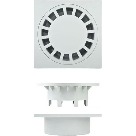 CHIUSINO SIFONATO GRIGIO CM 15X15 Ø40-50-63