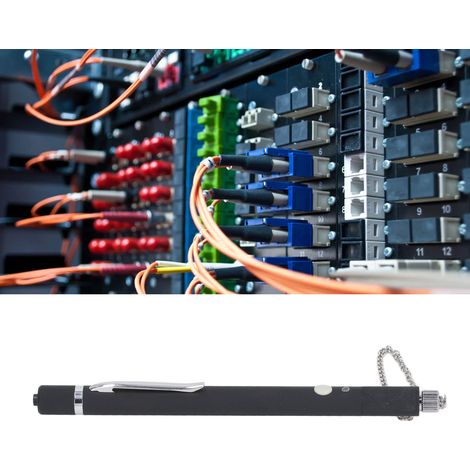 Localisateur visuel de défauts de fibre optique, détecteur de communication par fibre optique, détection de continuité de fibre optique, 10 MW (1/5)