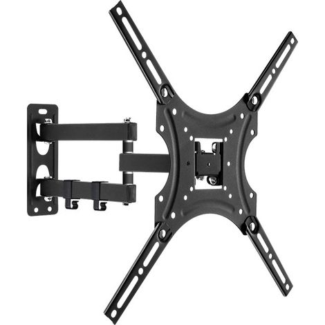 X400 Ausziehbare und schwenkbare TV-Wandhalterung, kompatibel mit Fernsehern von 14 bis 55 Zoll, volle Drehung, robuster Stahl, Abstand 65–415 mm (1/4)