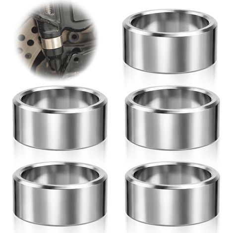 5 Pièces Entretoises en Acier Inoxydable 304 Rond,10 x 12 x 6mm,Non Filetée Douille Métallique Finition Lisse Rondelle Espacement Manchon pour M10 Vis Boulons Écrous (1/5)