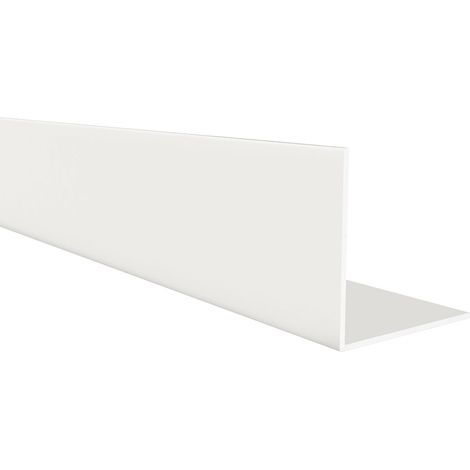 Perfil Angular  Fabricado en Aluminio  Acabado en Blanco   Medidas 40401000 mm  Longitud del Perfil 1 Metro  Espesor 2 mm  1 Unidad (1/4)