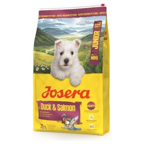 Josera Mini Junior Canard et Saumon 10 kg