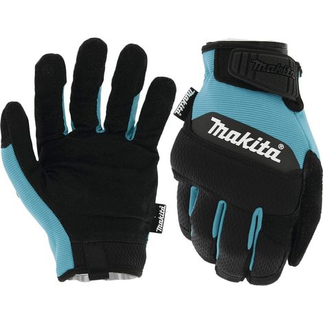 Makita P-84595 Palm Performance Gloves Medium Pair - Durahide Leather EN388