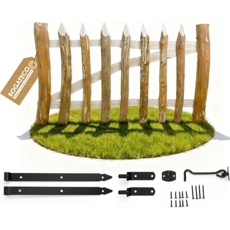 Portillon Bogateco Noisetier 50x100 cm Gauche avec Accessoires (1/5)