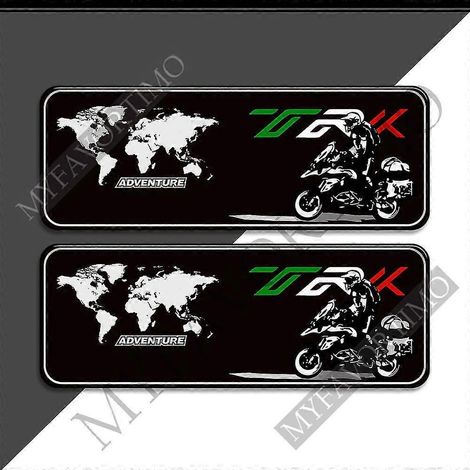Kit essence/huile pour Benelli 800x, TRK502, TRK 250, 500, 800, 521, 502 X, TRK521 : protège-genoux, sacoches, autocollants, protection de réservoir. (1/4)