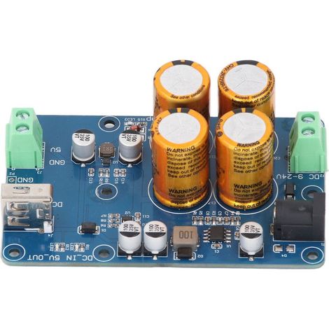 Superkondensator-USV für unterbrechungsfreie Stromversorgung des Raspberry Pi, Eingang: 9–24 V DC, Ausgang: 5 V, 3 A DC, Laufzeit: 10–60 s, Datensicherung: 4 s (1/5)