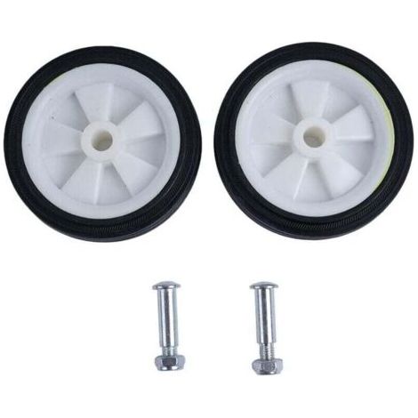 Lot de 2 roulettes pour compresseurs d'air, accessoires pour compresseurs d'air, roues de 15 cm (6 pouces), amortissantes, antidérapantes, silencieuses et stables. (1/5)