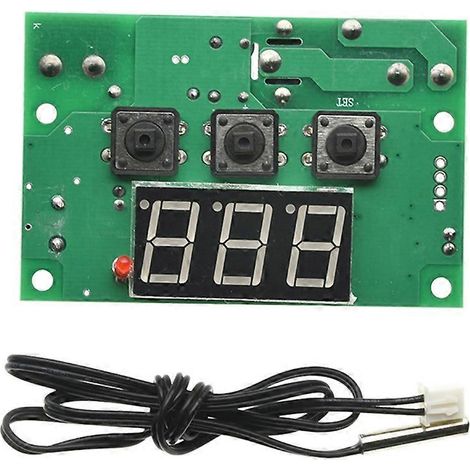 Contrôleur de température numérique à LED XH-W1301, interrupteur de commande, thermostat, relais, capteur, module de commutation 12 V CC (1/5)