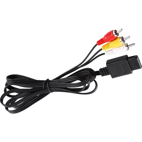 Câble Vidéo Audio RCA pour Console Nintendo 64 et GameCube (1/5)