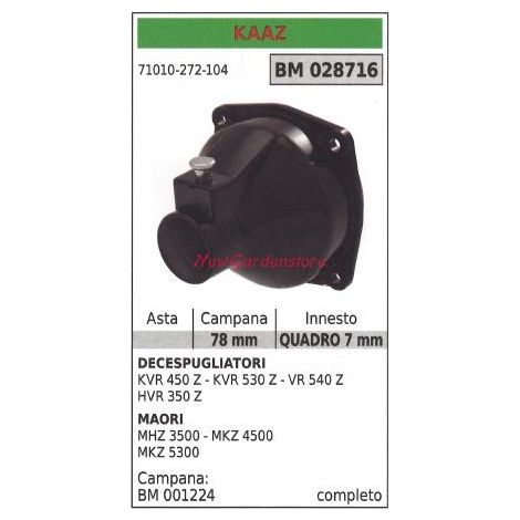 Conjunto embrague desbrozadora KAAZ KVR 450Z 028716
