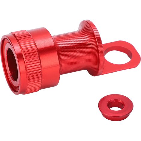 Support de pédales à dégagement rapide Lp Litepro pour vélo pliant Brompton (adaptateur de fixation rapide pour boucle de pédale et selle de tête) - Rouge (1/5)