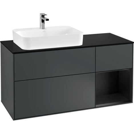 Villeroy & Boch F402PDHG Armoire sous-lavabo Finion F40 (1/2)